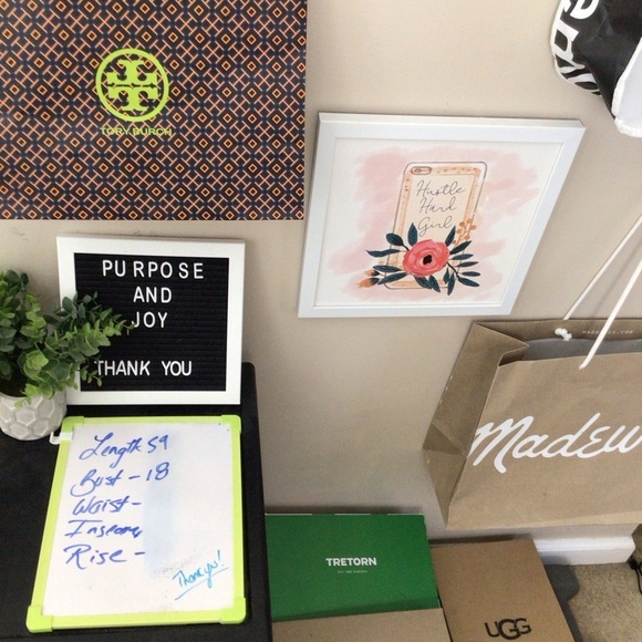 Anthropologie Corey Lynn Colter jumpsuit blue tan polka dot medium USA - Picture 8 of 9